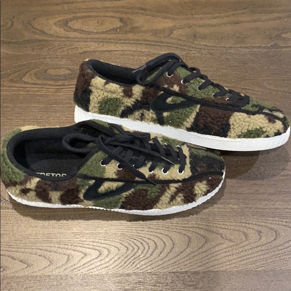tretorn camo sneakers